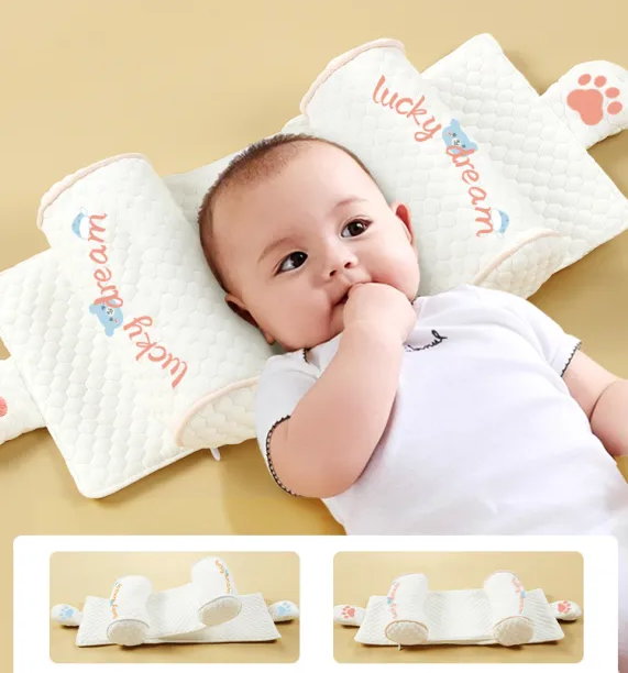 Premium Baby Anti-Roll Sleep Support Pillow – Safe Positioning Cushion for Newborns